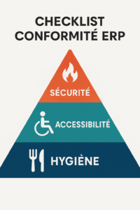 Checklist conformité ERP : sécurité, accessibilité et hygiène.
