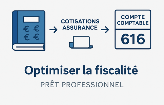 Optimiser la fiscalité d’un prêt professionnel via les cotisations d’assurance compte 616.